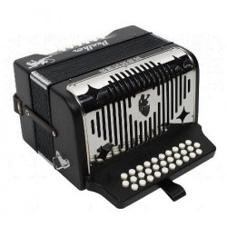 Acordeon de Botones Hohner Panther Negro...