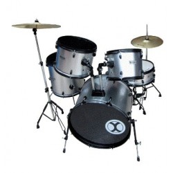 Bateria Extreme Profesional Plateada...