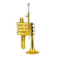 Trompeta Sib Piccolo 4 Embolos Silvertone...